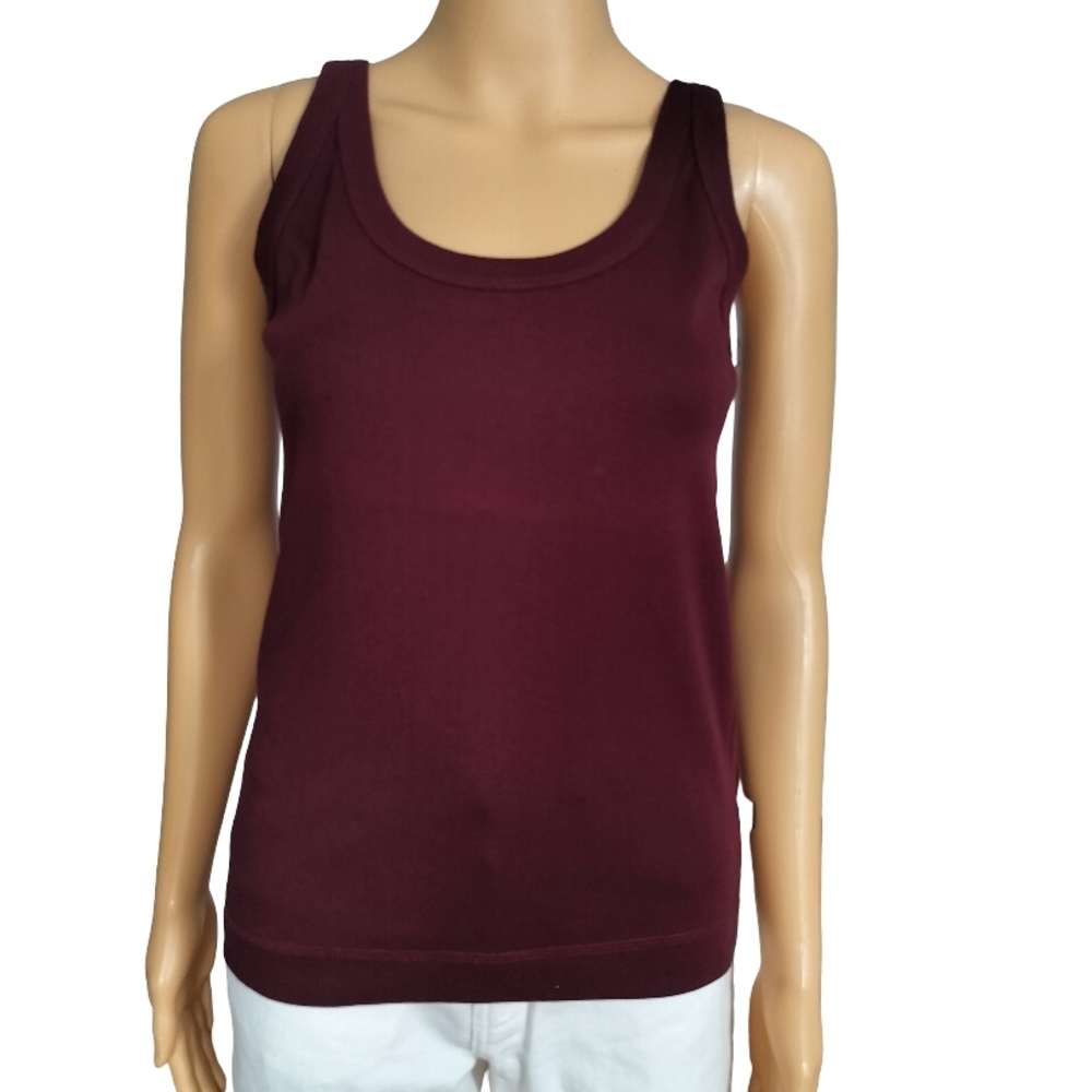 Cecil Women's Red Fitted Sleeveless Tank Top Size M NWOT